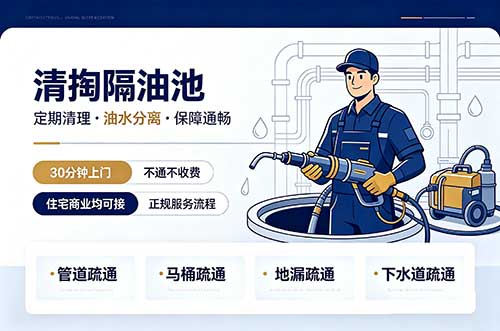 大茂清掏隔油池